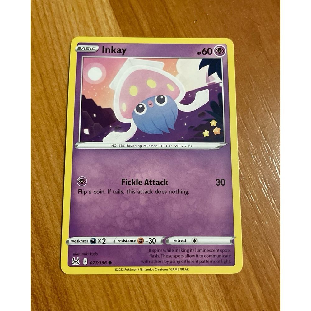 Inkay‎ Pokemon Card